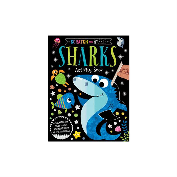 Scratch and Sparkle Sharks Activity Book Make Believe Ideas
