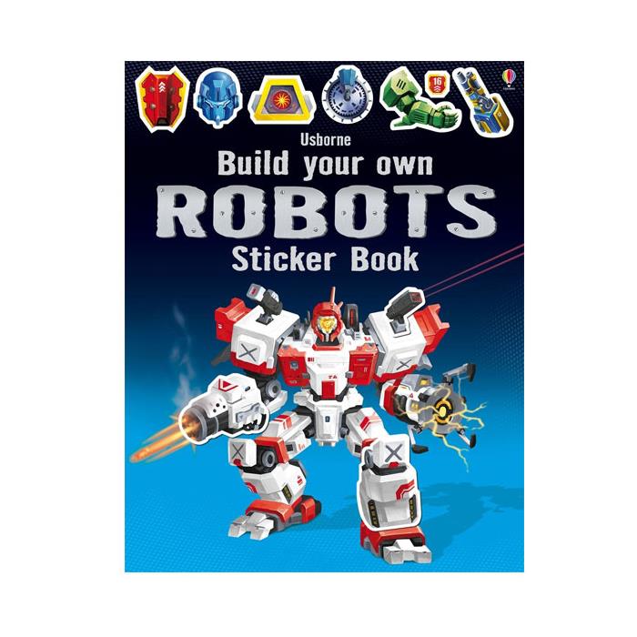 Buld your own Robots Sticker book Usborne
