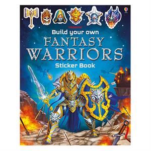 Build Your Own Fantasy Warriors Sticker Book Usborne