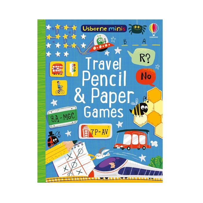 Mini Books Travel Pencil and Paper Games Usborne