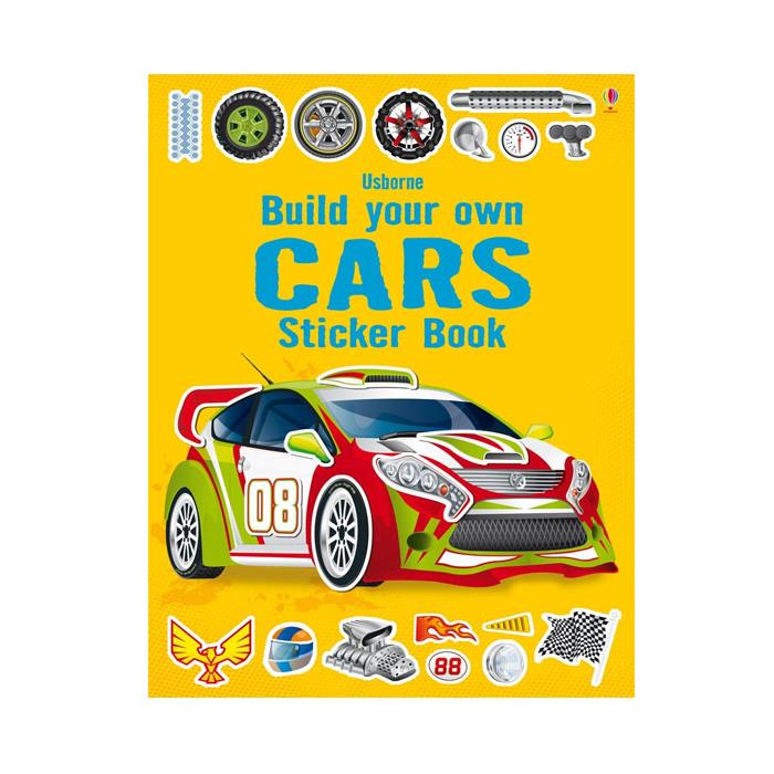 Build your own Cars Sticker book Usborne