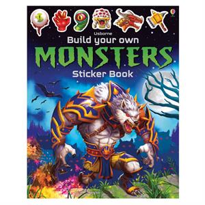 Build Your Own Monsters Sticker Book Usborne