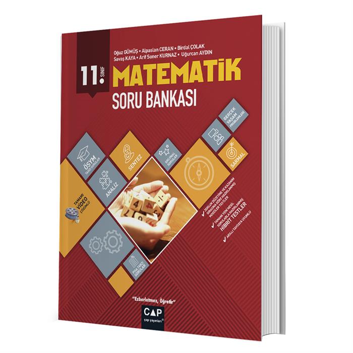 11 Sınıf Anadolu Lisesi Matematik Soru Bankası Çap Yayınları