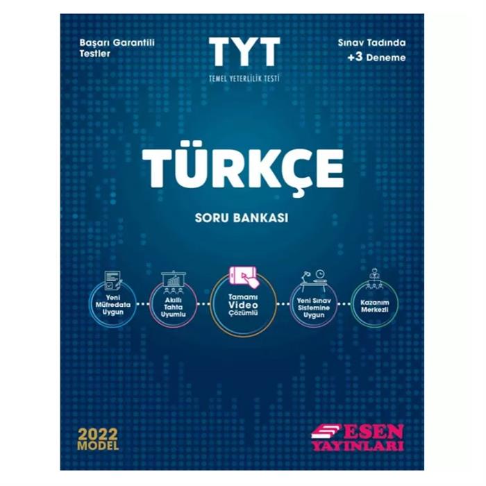 TYT Türkçe Soru Bankası 2022 Esen Yayınları