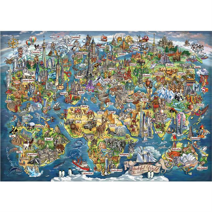 Anatolian Puzzle 3000 Parça Harika Dünya 4923
