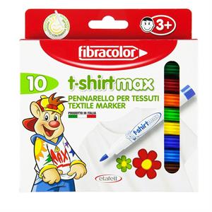 Fibracolor T Shirt Marker 10 Renk 10565