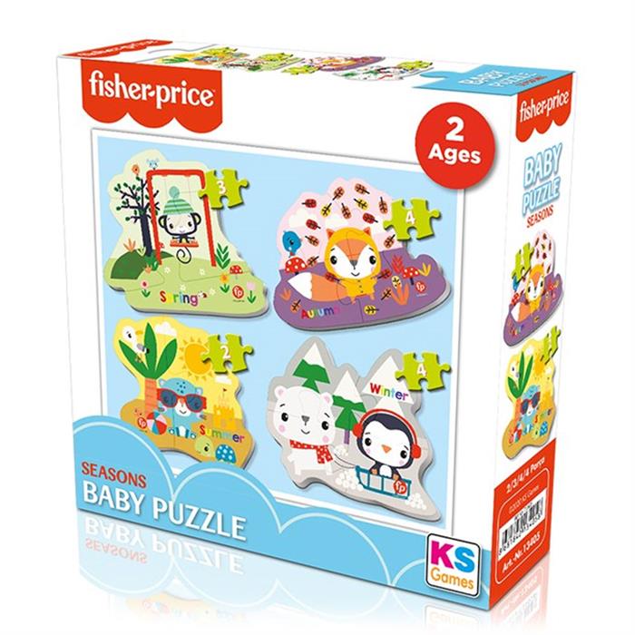 Ks Games Fisher Price Baby Puzzle Farm 4in1 FP709