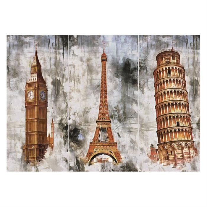 Art Puzzle 1000 Parça Üç Şehir Üç Kule 5199