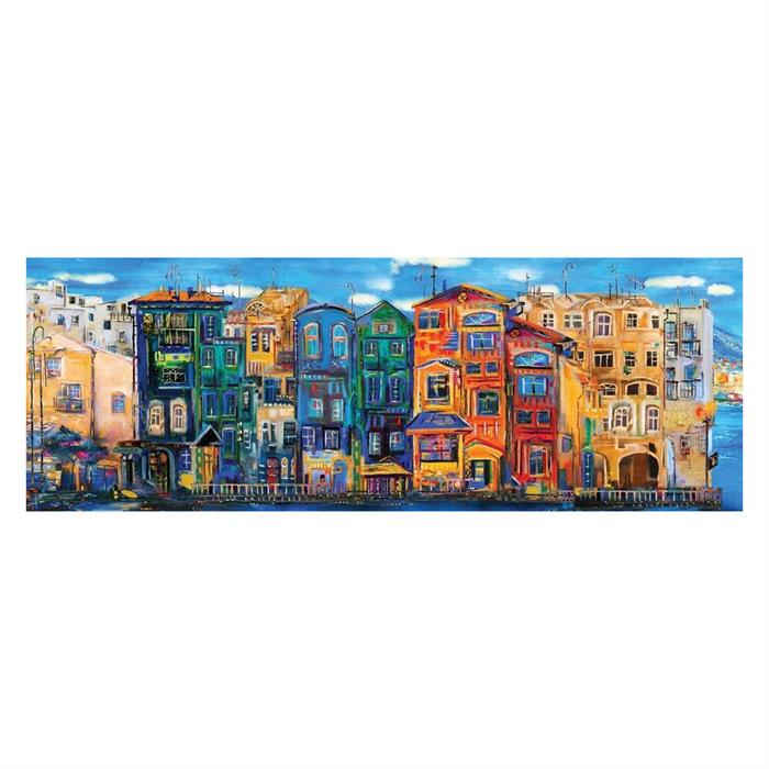 Art Puzzle Panorama 1000 Parça Renkli Kasaba 5350