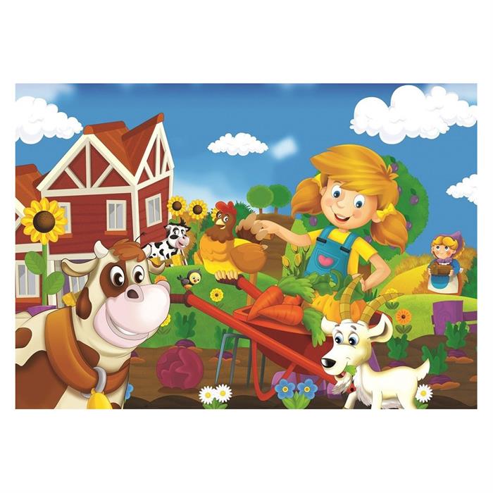 Art Puzzle 35+60 Parça Çiftçi Kız 5582