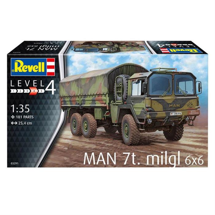 Revell Maket Model Kit MAN 7t Milgl 3291