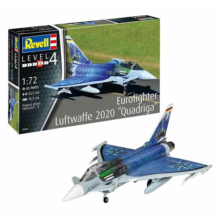 Revell Maket Model Kit Eurofighter Luftwaffe 20  3843