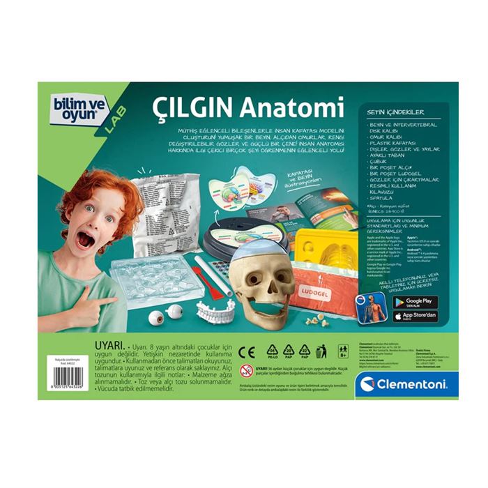 Clementoni Bilim Ve Oyun Çılgın Anatomi CLE-64322