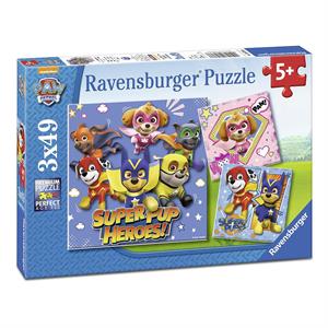 Ravensburger Çocuk Puzzle 3x49 Parça Paw Patrol 80366