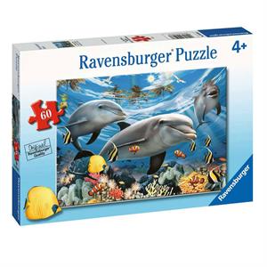 Ravensburger Çocuk Puzzle 60 Parça Yunuslar 95933