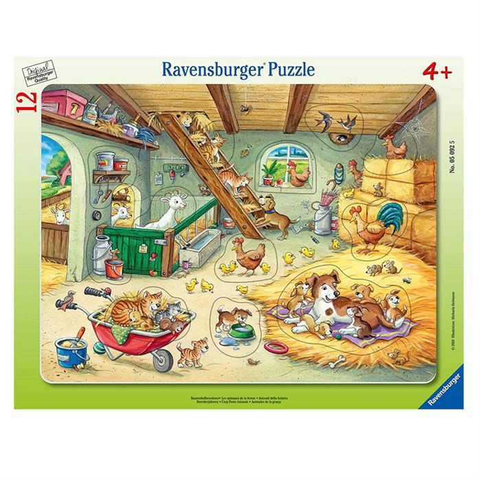 Ravensburger Çocuk Puzzle 12 Parça Çiftlik Evi 50925
