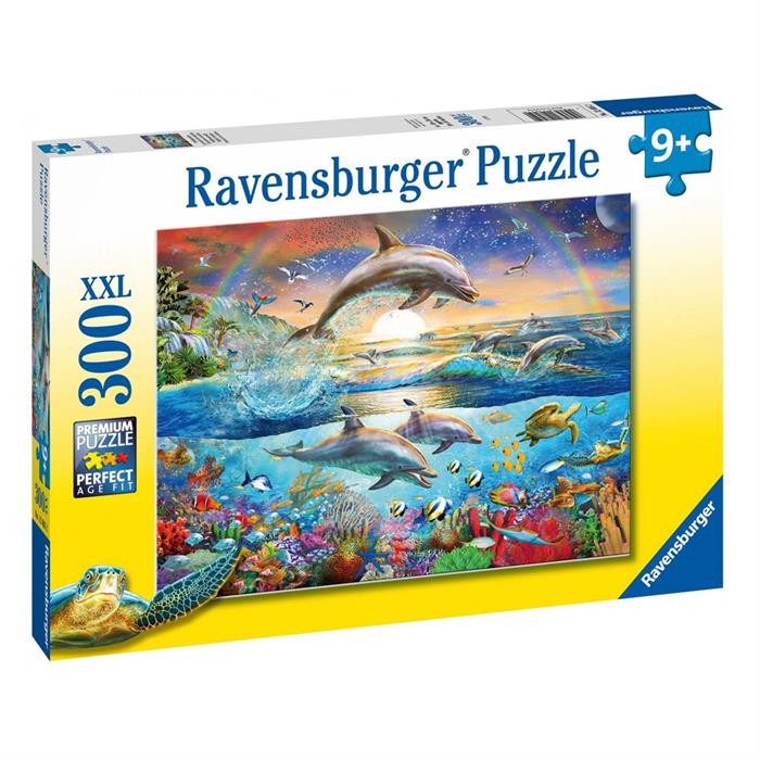 Ravensburger Çocuk Puzzle 300 Parça Yunuslar 128952