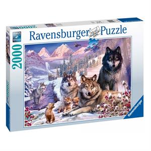 Ravensburger Puzzle 2000 Parça Karda Kurtlar 160129