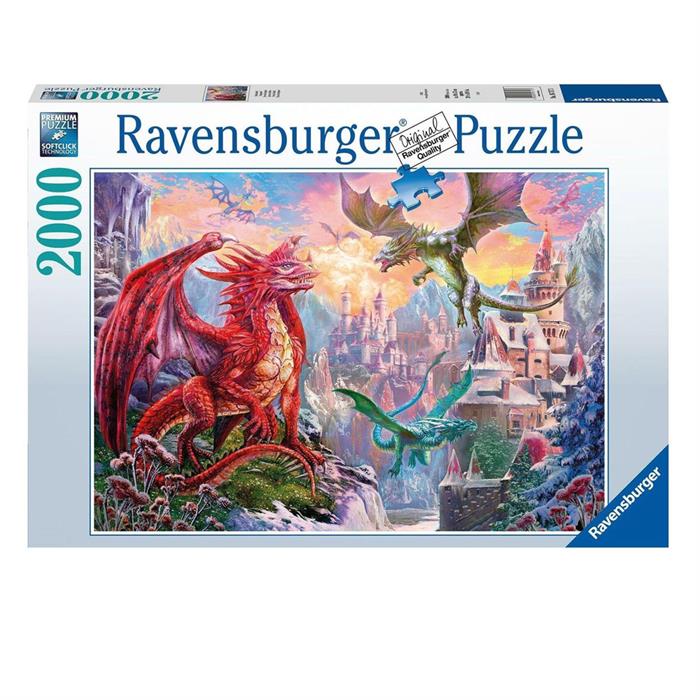 Ravensburger Puzzle 2000 Parça Ejderhalar 167173