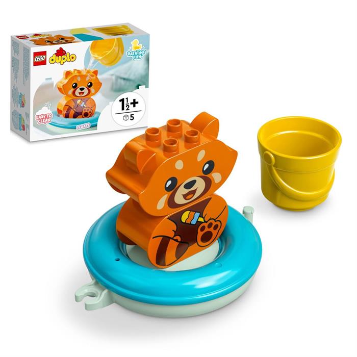 LEGO DUPLO İlk Banyo Zamanı Eğlencesi Yüzen Kırmızı Panda 10964