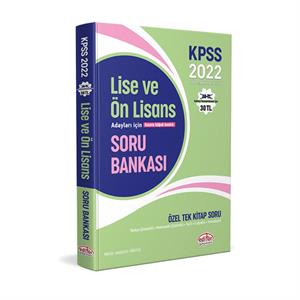 KPSS 2022 Lise ve Önlisans Adayları İçin Özel Tek Kitap Soru Bankası