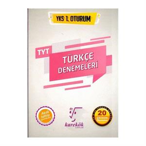 TYT Türkçe 20 li Çözümlü Deneme Sınavı Karekök Yayınları