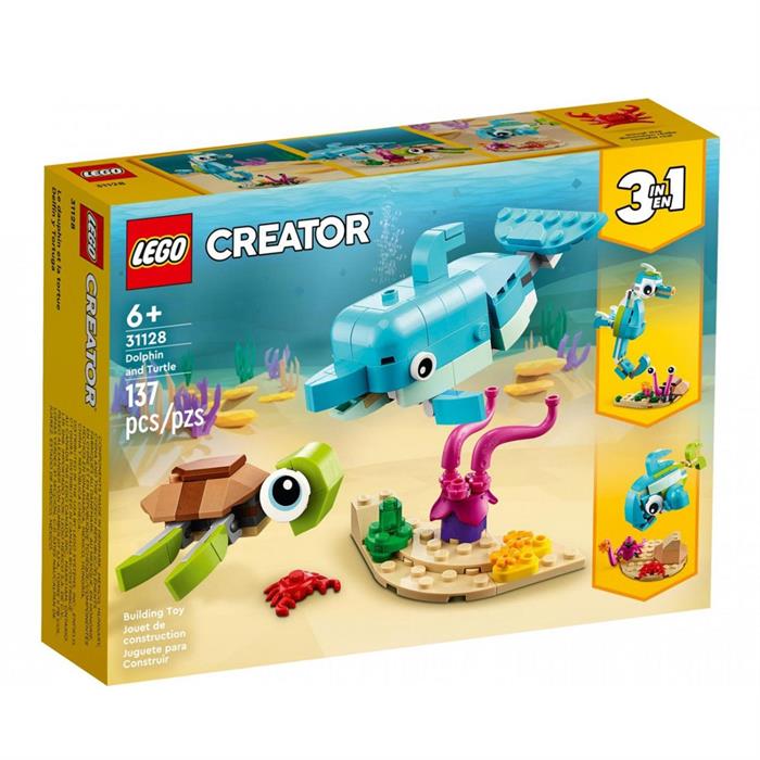 LEGO Creator 3ü 1 Arada Yunus ve Kaplumbağa 31128