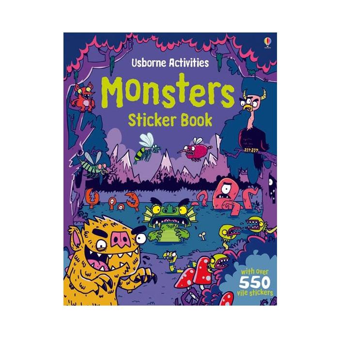 Monsters Sticker Book Usborne Publishing