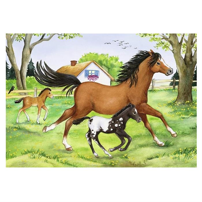 Ravensburger Puzzle 2x24 Parça World Of Horses 088829