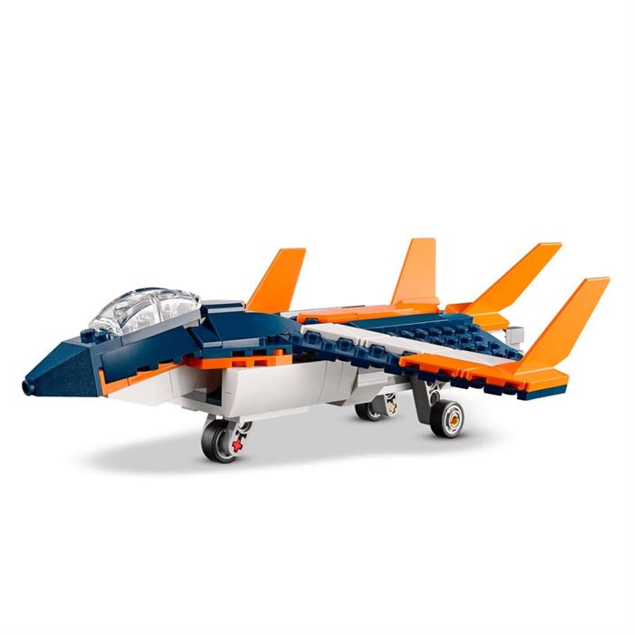 LEGO Creator 3ü 1 Arada Süpersonik Jet 31126 