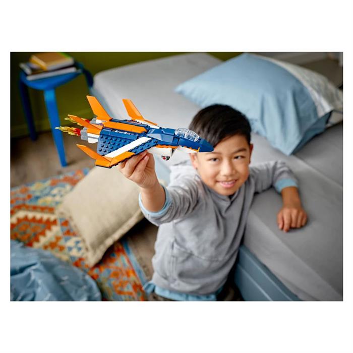 LEGO Creator 3ü 1 Arada Süpersonik Jet 31126 