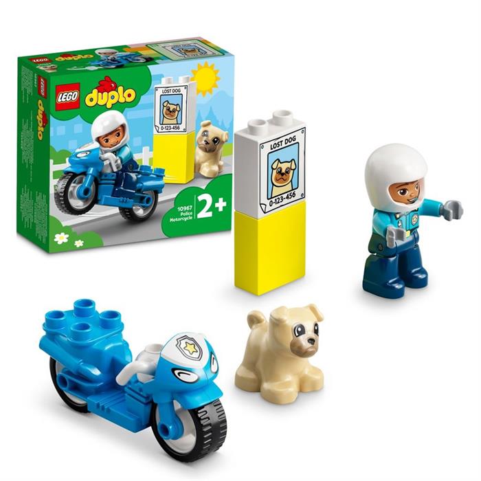 LEGO DUPLO Kurtarma Polis Motosikleti 10967 