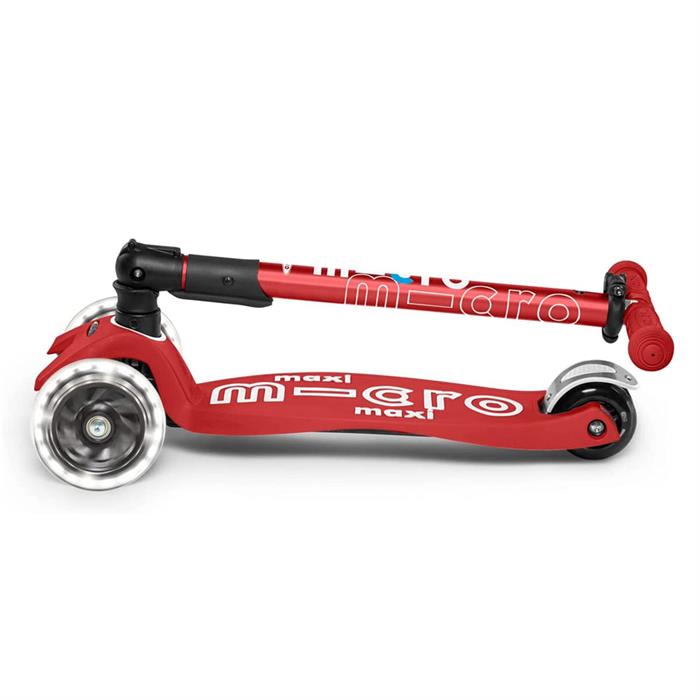 Maxi Micro Scooter Deluxe Red LED Katlanabilir MMD098