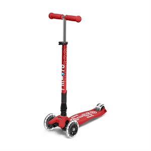 Maxi Micro Scooter Deluxe Red LED Katlanabilir MMD098