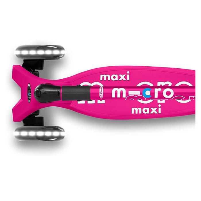Maxi Micro Scooter Deluxe Shocking Pink LED Katlanabilir MMD096