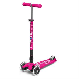 Maxi Micro Scooter Deluxe Shocking Pink LED Katlanabilir MMD096