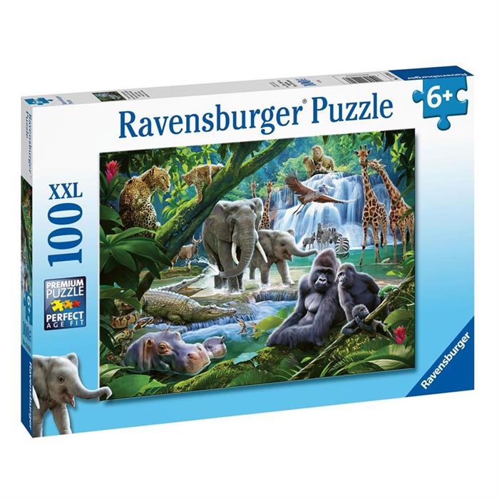 Ravensburger 100 Parça Puzzle Vahşi Hayvanlar 132843