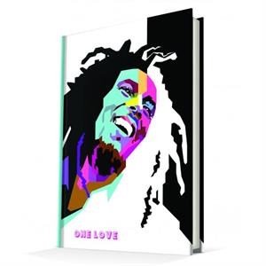 Deffter Pop Art Bob Marley Çizgili Defter 64874-0