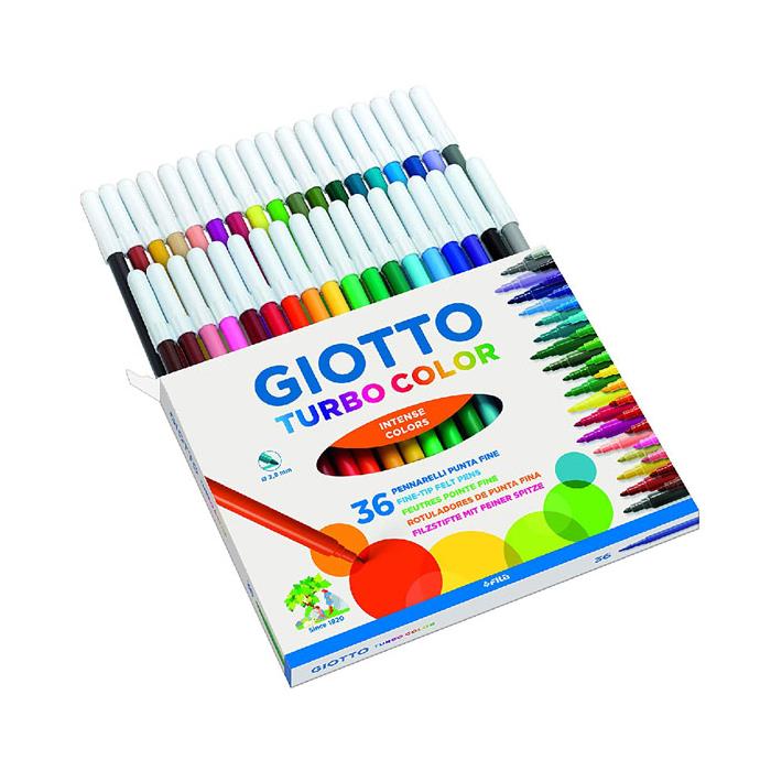 Giotto Turbo Color Keçeli Kalem 36 lı Kutu 418000