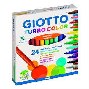 Giotto Turbo Maxi Keçeli Kalem 24 lü Kutu 455000