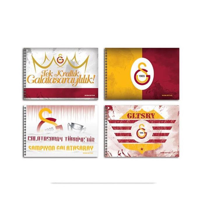 Galatasaray 24x34 Spiralli 15 Yaprak Resim Defteri 463634