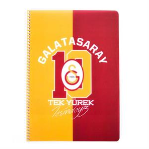 Galatasaray Spiralli PP Kapak A4 80 Yaprak Çizgili Defter 463625