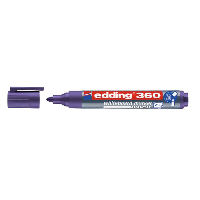 Edding E-360 Beyaz Yazı Tahtası Kalemi Mor