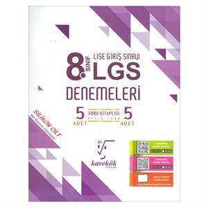 8 Sınıf LGS 5'li Deneme Sınavı Karekök Yayınları