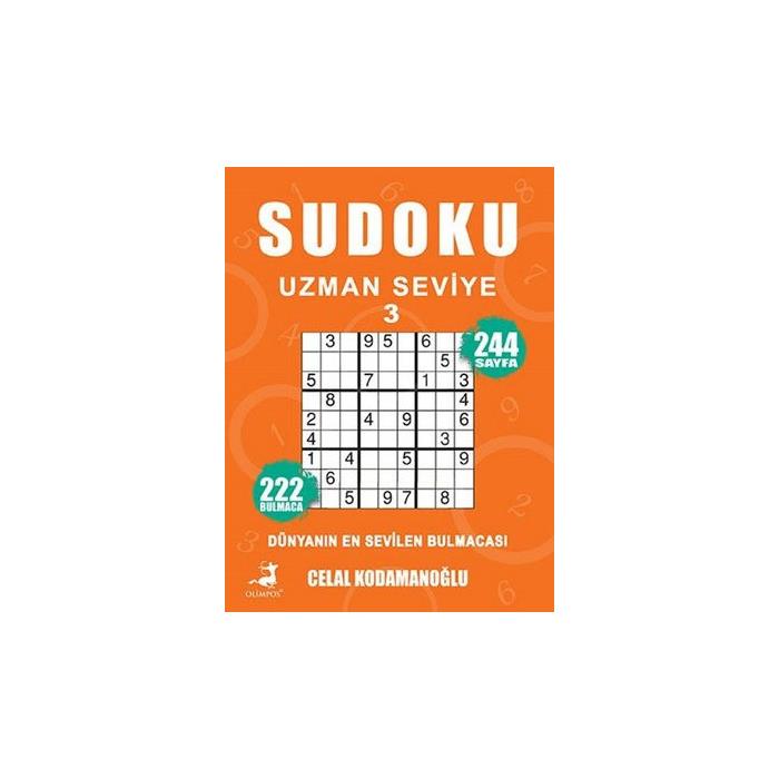 Sudoku Uzman Seviye 3 Celal Kodamanoğlu Olimpos Yayınları