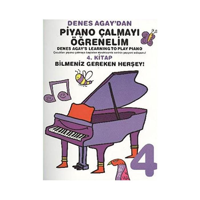 Piyano Çalmayı Öğrenelim 4 Kitap Denes Agay Portemem Yay