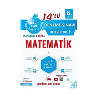 8 Sınıf Matematik 14lü Deneme Sınavı Nartest Yayınları