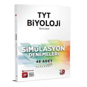 TYT Biyoloji Simülasyon 48 Deneme Detaylı Video 3D Yayınları