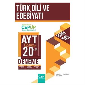 AYT Türk Dili ve Edebiyat Up 20 x 24 Deneme Çap Yayınları