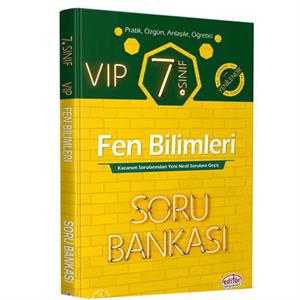 7 Sınıf VIP Fen Bilimleri Soru Bankası Editör Yayınları